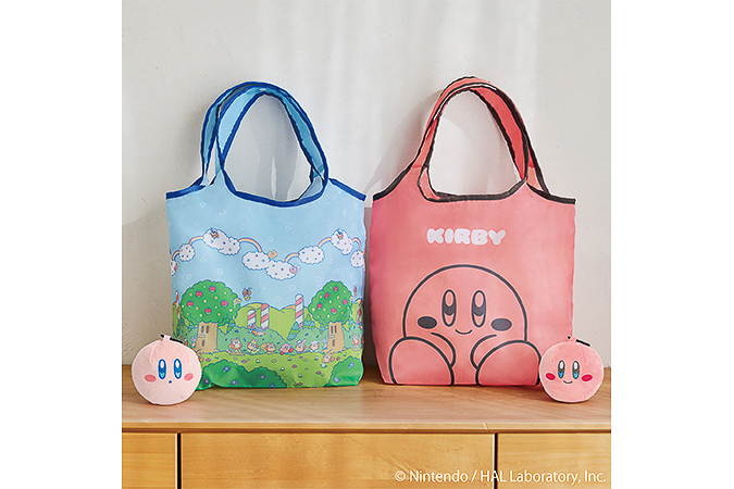 「星のカービィ ぬいぐるみポーチ付きエコバッグBOOK」の「にっこりver.」と「プププなピクニックver.」