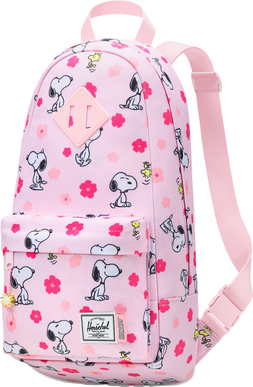 「Herschel Heritage Shoulder Bag - スヌーピーチェリーブロッサムピンク」（1万1800円）