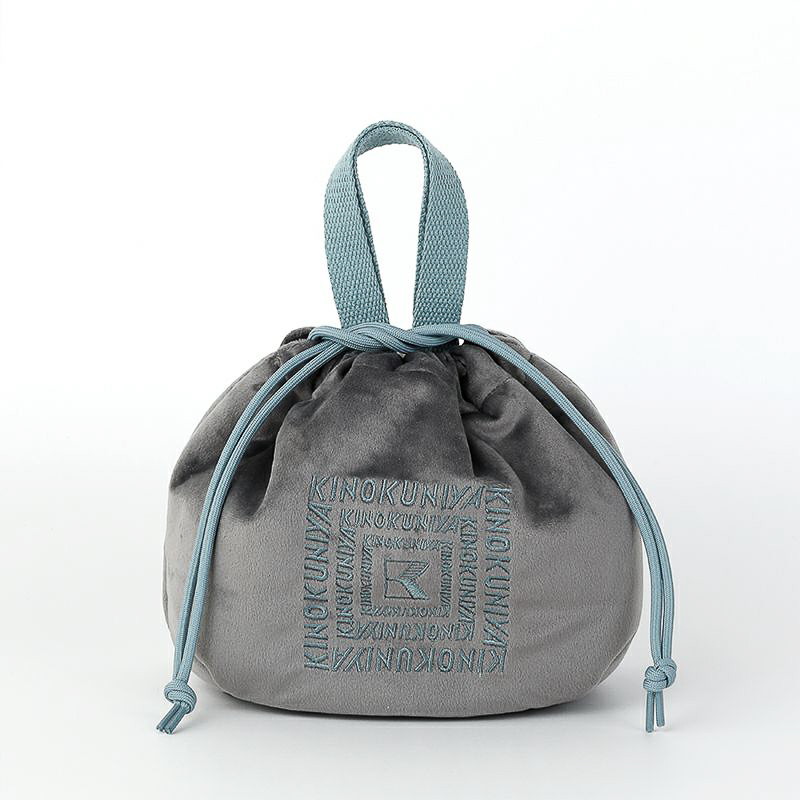 紀ノ国屋 保冷巾着 ロシアンブルー