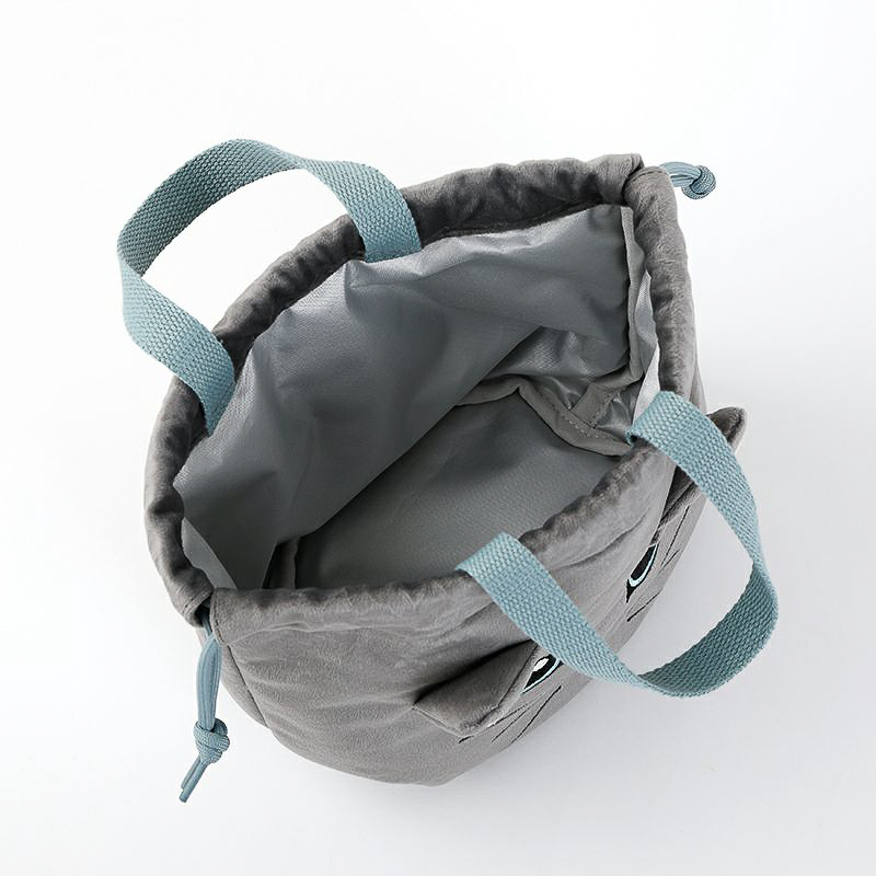 紀ノ国屋 保冷巾着 ロシアンブルー