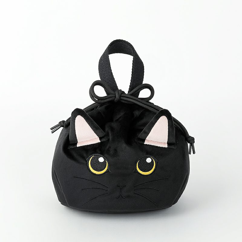 紀ノ国屋 保冷巾着 黒猫