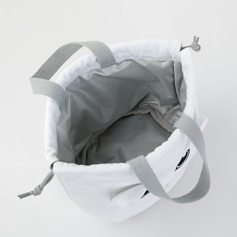 紀ノ国屋 保冷巾着 白猫（公式オンラインストア限定販売）