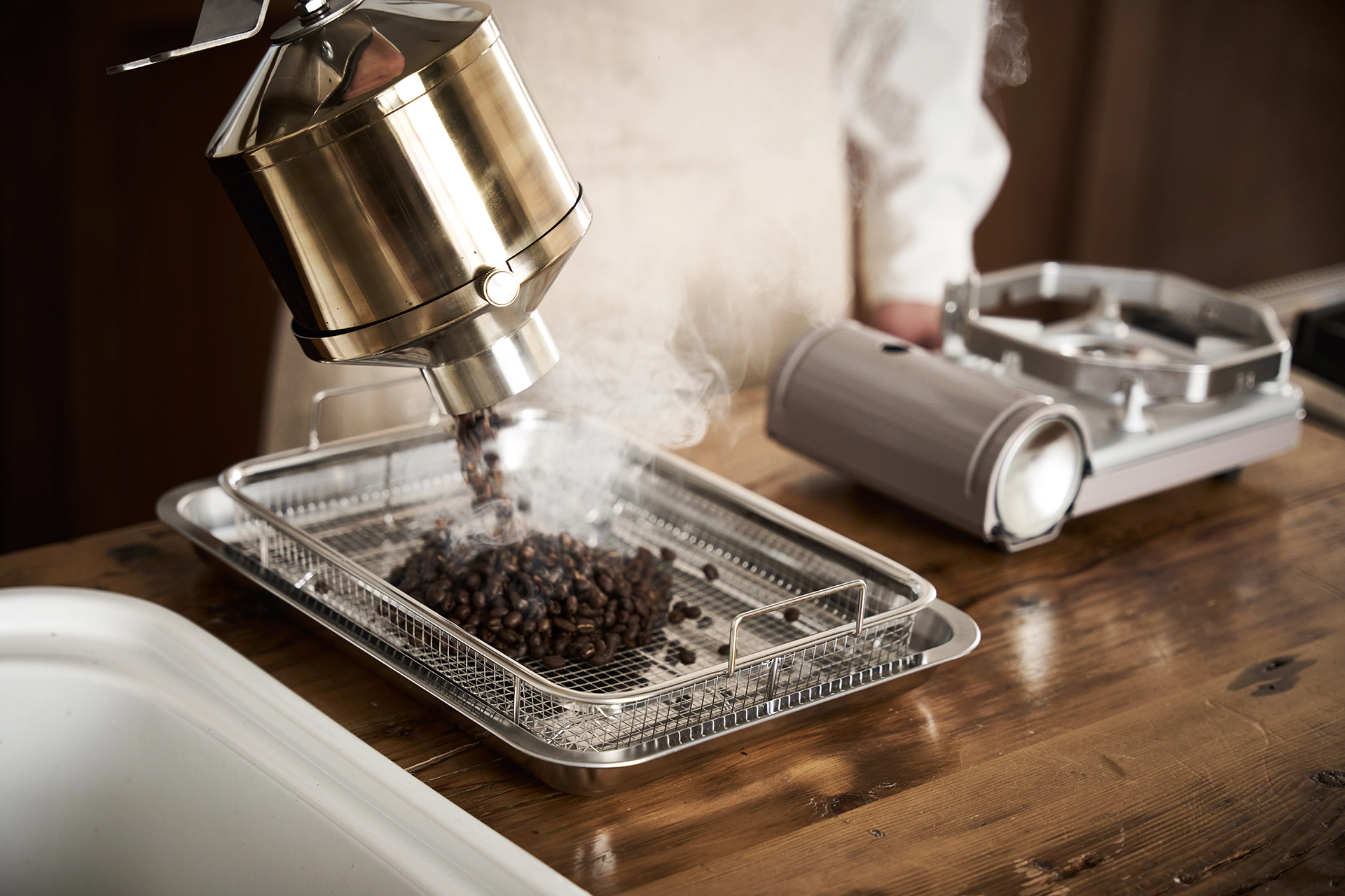 自宅で自分好みの焙煎が可能