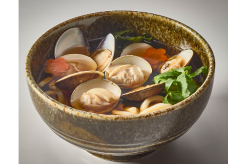 はまぐりわかめうどん（1520円）