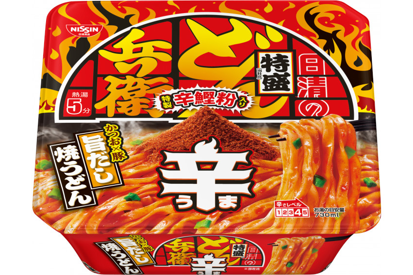日清食品「日清辛どん兵衛 特盛 旨だし焼うどん」