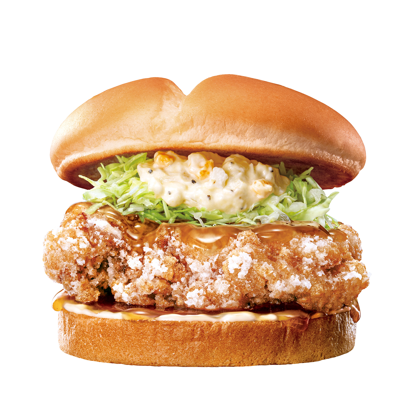 タルタルチキン 竜田バーガー（490円）