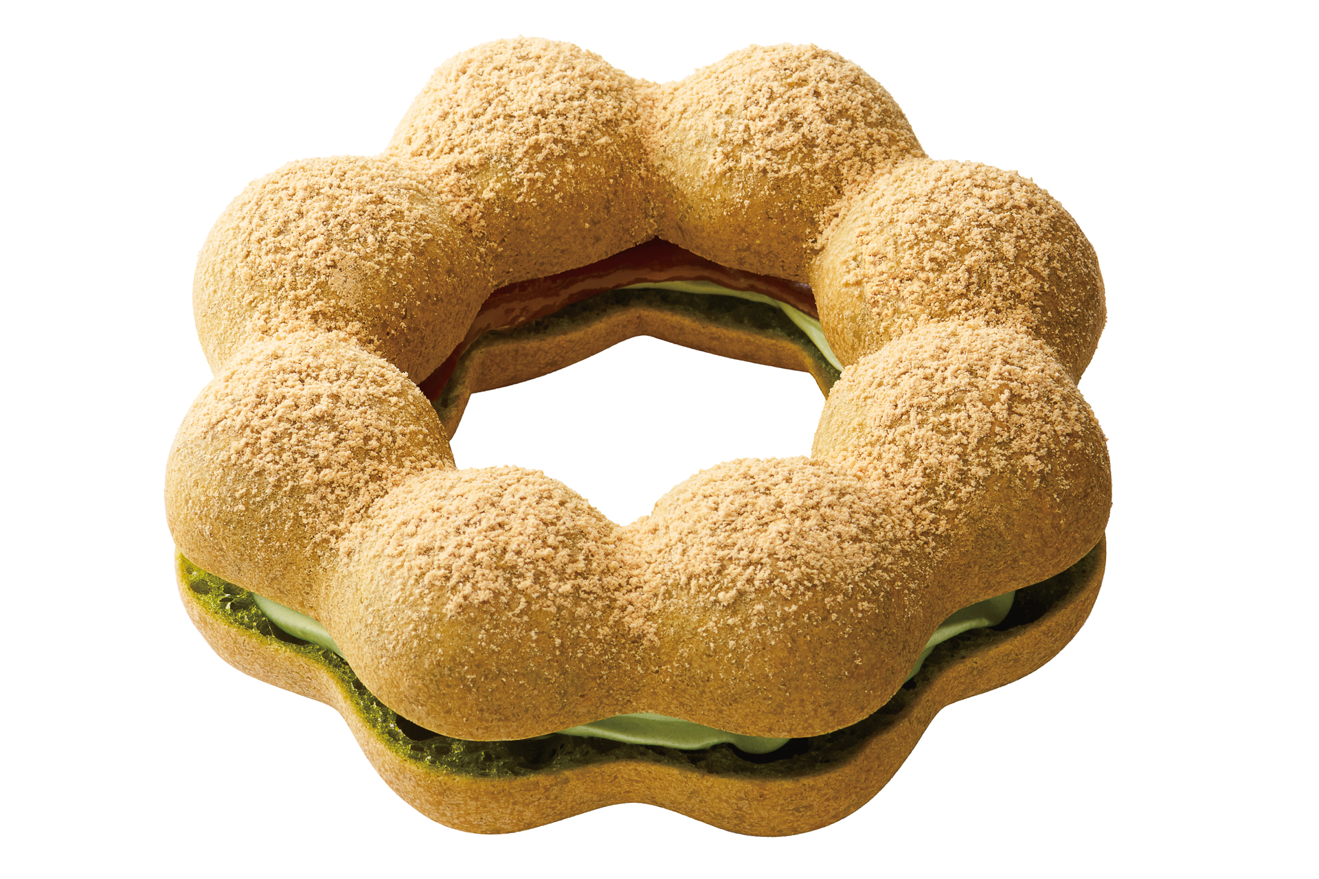 「ポン・デ・宇治抹茶 黒糖わらびもち」（テイクアウト 237円/イートイン 242円）