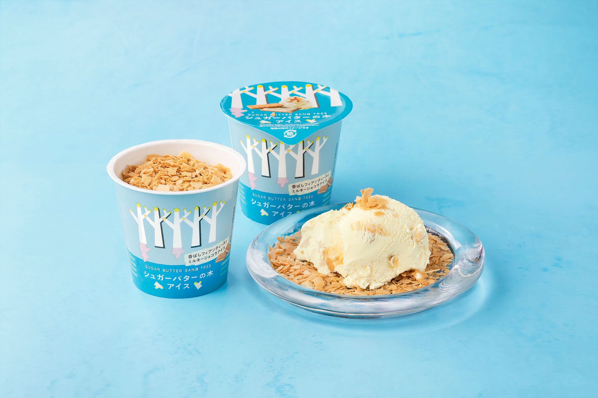 オリジナルと同様シリアル素材とホワイトチョコレートを使用している