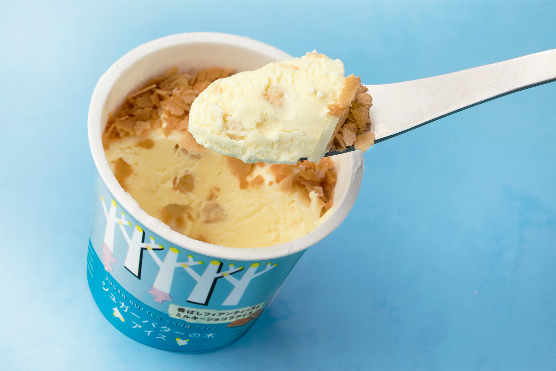 アイスの中には“シュガーバターの木風クッキー”