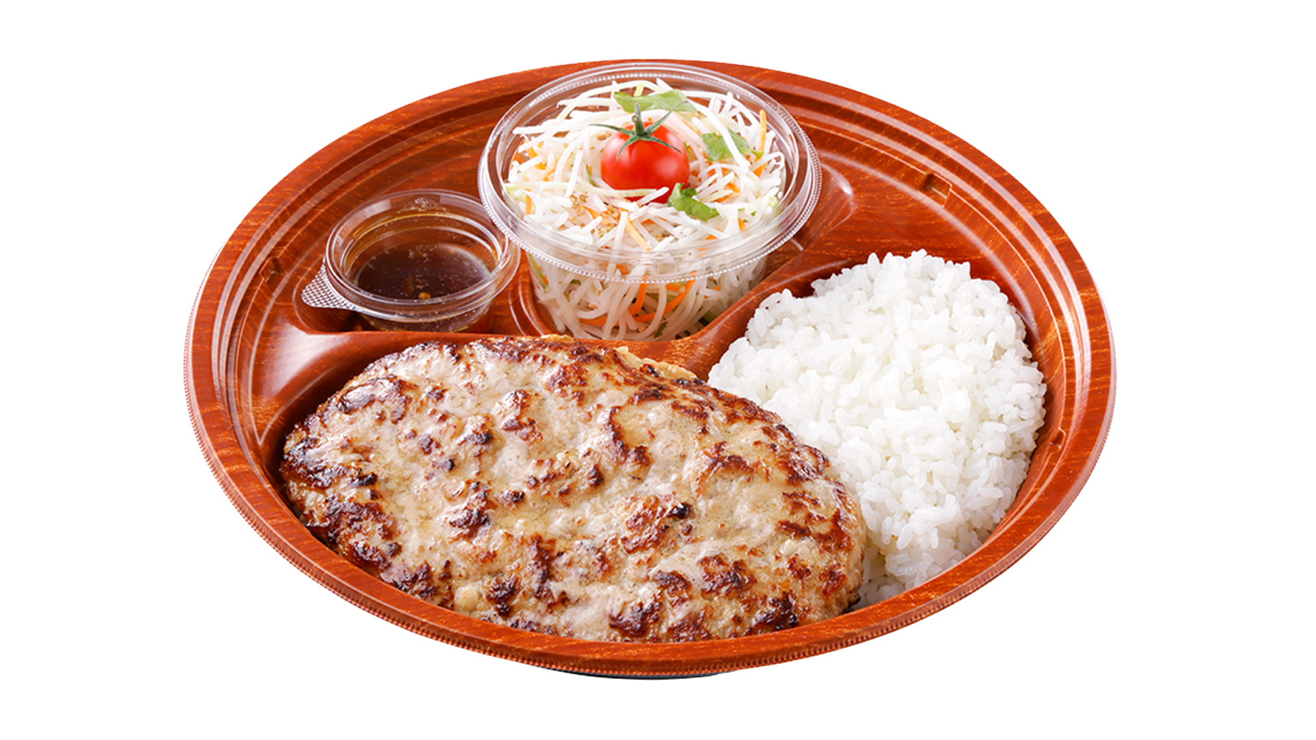 写真はLサイズのレギュラーバーグディッシュ