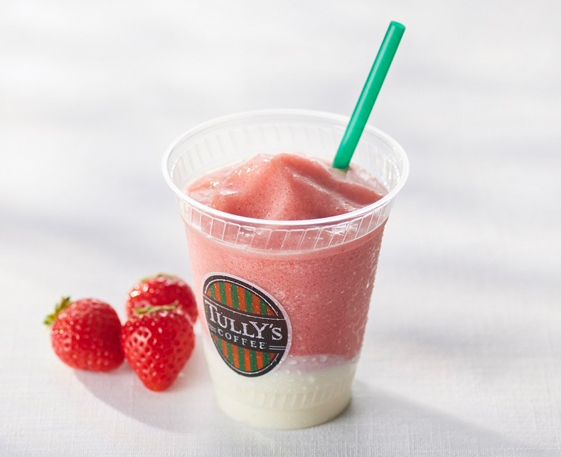 タリーズコーヒージャパン「甘熟苺ヨーグルトスワークル」（695円）