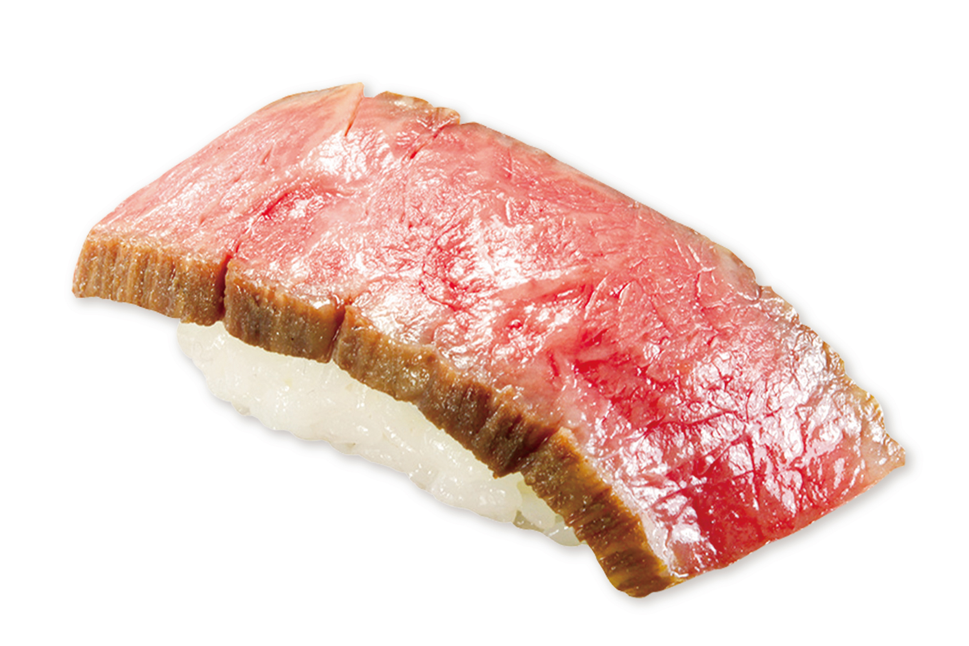 「黒毛和牛にぎり（一貫）」（350円～）