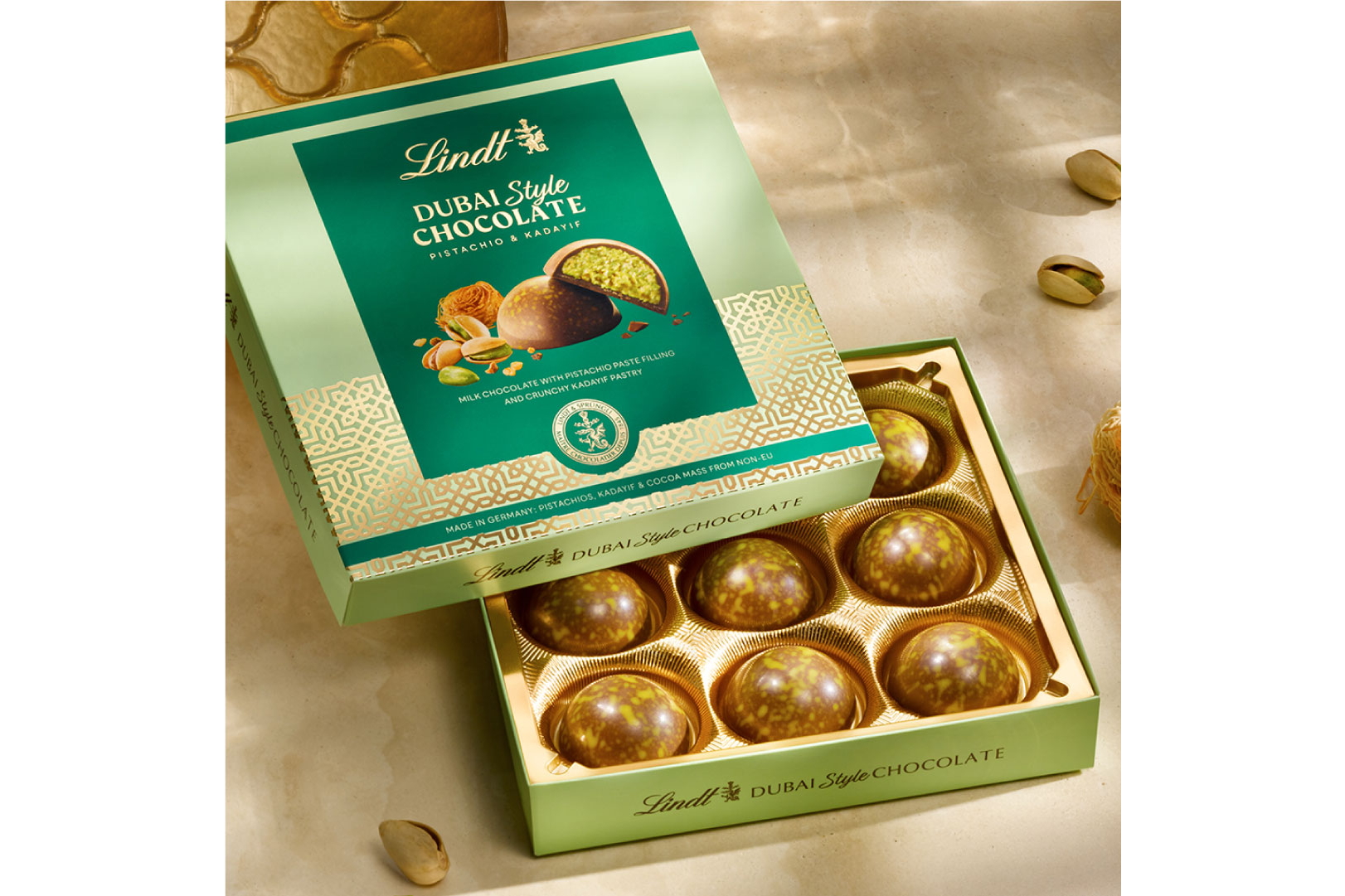 リンツ「リンツ ドバイスタイルチョコレート プラリネ」