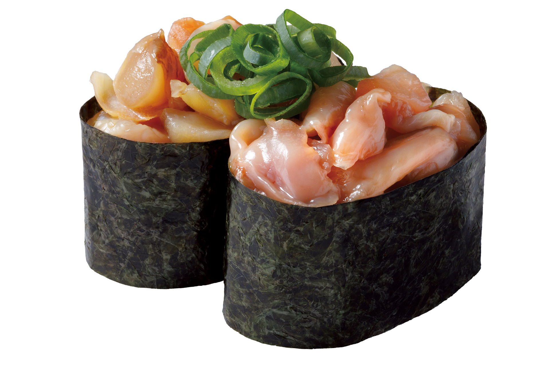 「赤貝ひも軍艦」（176円）