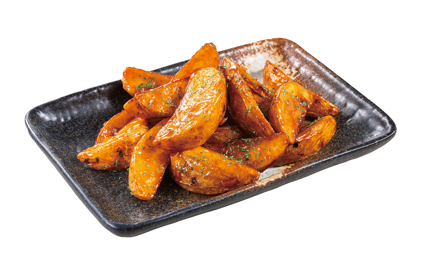 「ガリバタポテト」（店内319円、テイクアウト313円）