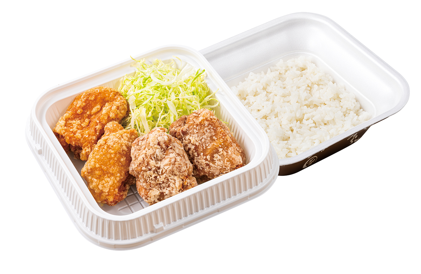 「にんにくからあげの合盛り弁当」（810円）