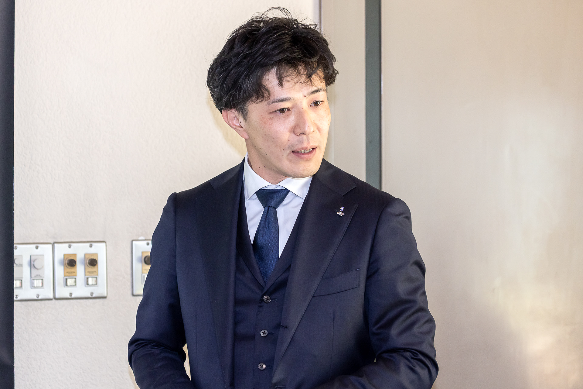 旭酒造株式会社 執行役員 ブランドディレクター 松藤直也氏。同社は6月1日から社名を「株式会社獺祭」に変更する