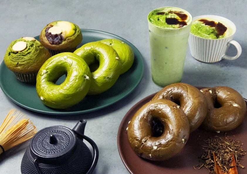 BAGEL ＆ BAGEL「天空の抹茶」と「天空のほうじ茶」を使った新商品