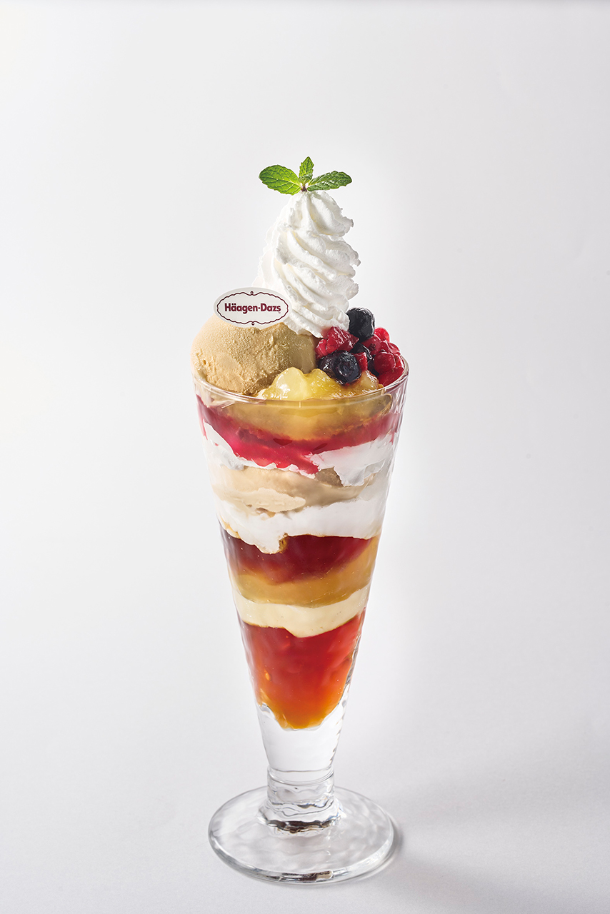 ハーゲンダッツと紅茶のジョナパフェ