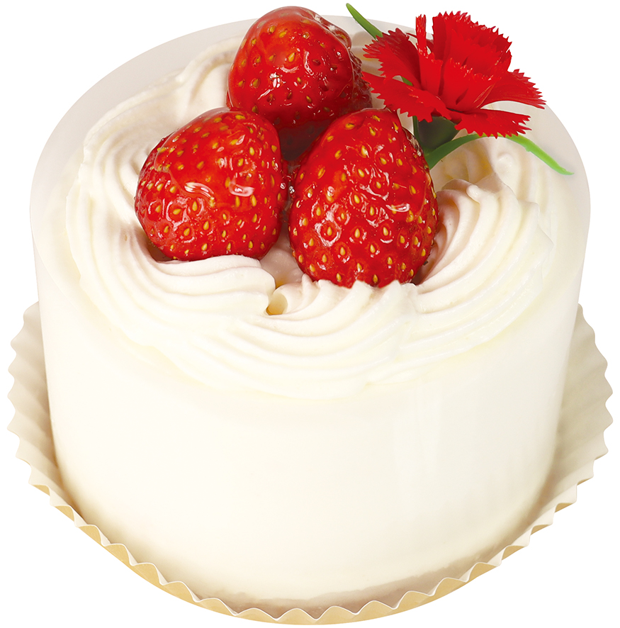 不二家「母の日たっぷり苺ケーキ」（1404円）