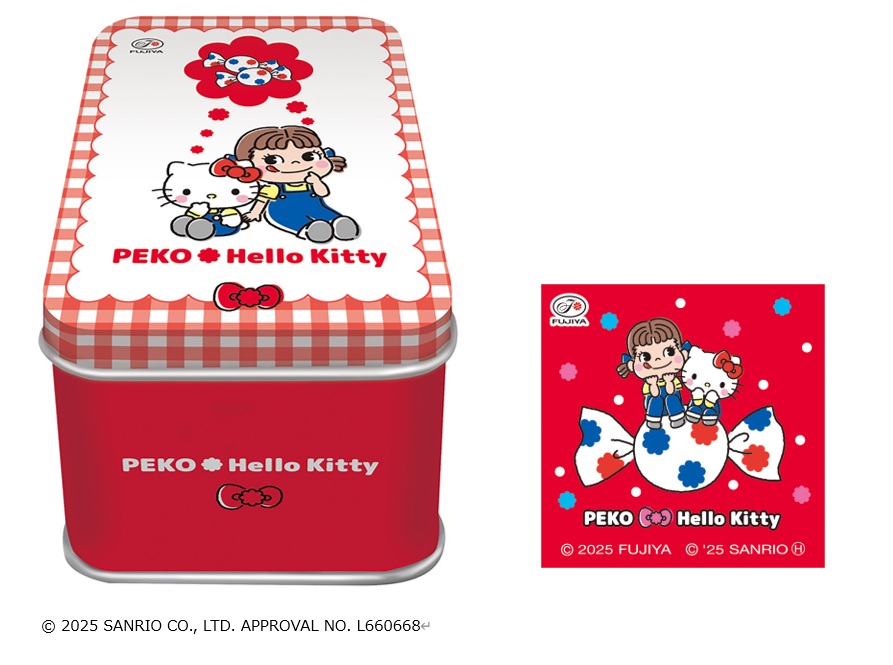 「PEKO×Hello Kitty コラボギフト缶」（1320円）