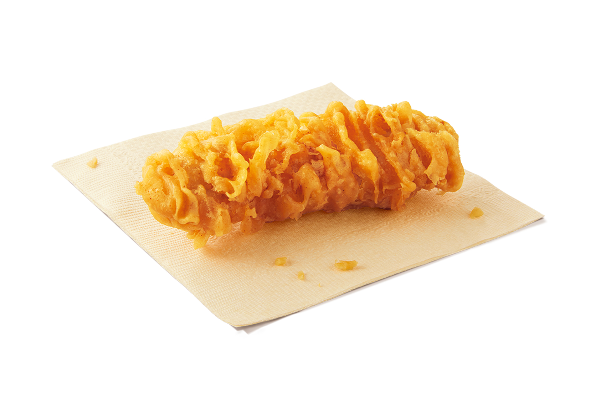 にんにくと醤油をベースに味付けした鶏胸肉を使い、お店で揚げることで、サクサクの衣と柔らかい肉質が特徴の「カーネルクリスピー」