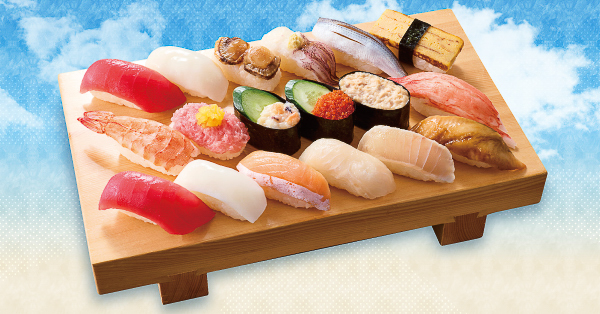 「メガ盛」18貫（1078円）