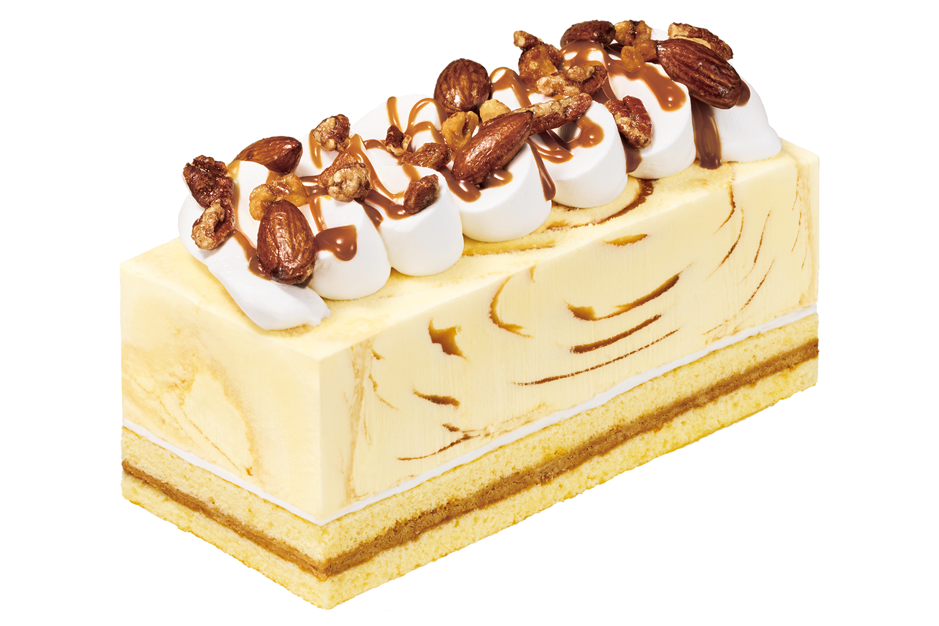 サーティワン「31 キャラメルナッティケーキ made from キャラメルリボン」