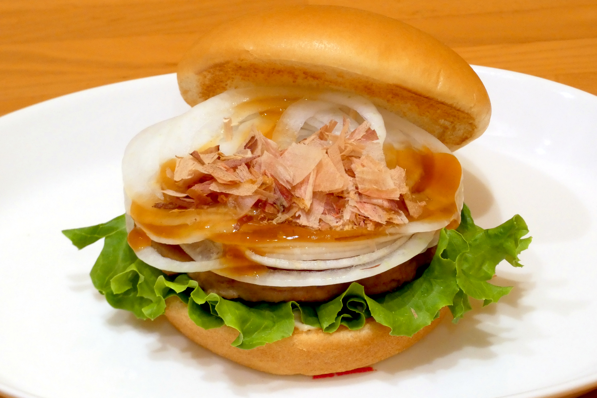 淡路島産 たまねぎバーガー 和風しょうゆ仕立て