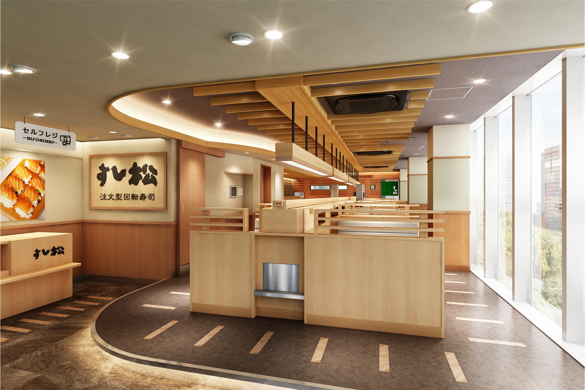 松屋フーズ「すし松 東新宿店」イメージ