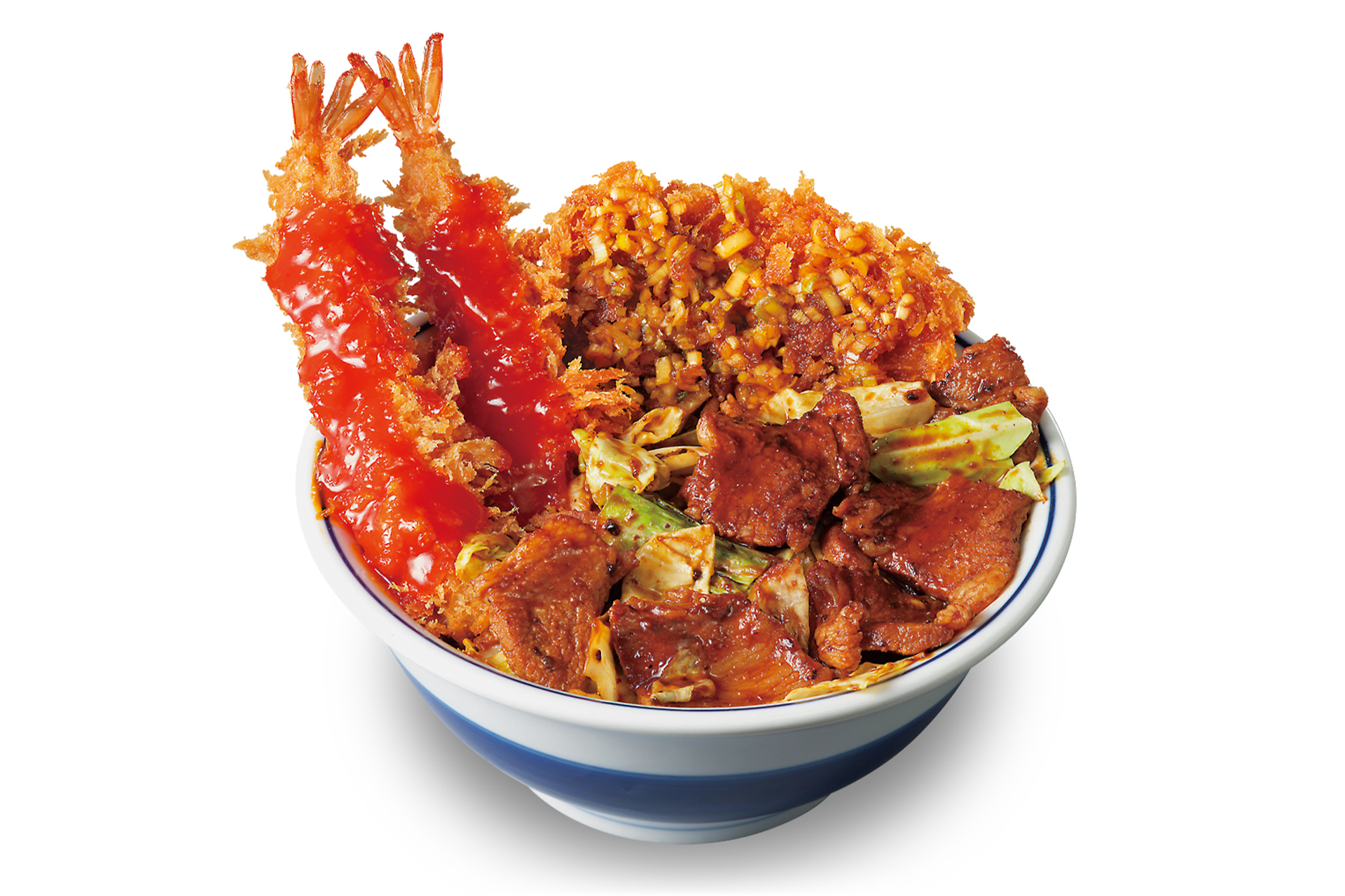 かつや「かつやの中華ざんまい丼」（店内 979円）