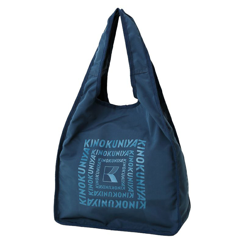 紀ノ国屋 フラップショッピングバッグ（インディゴ）