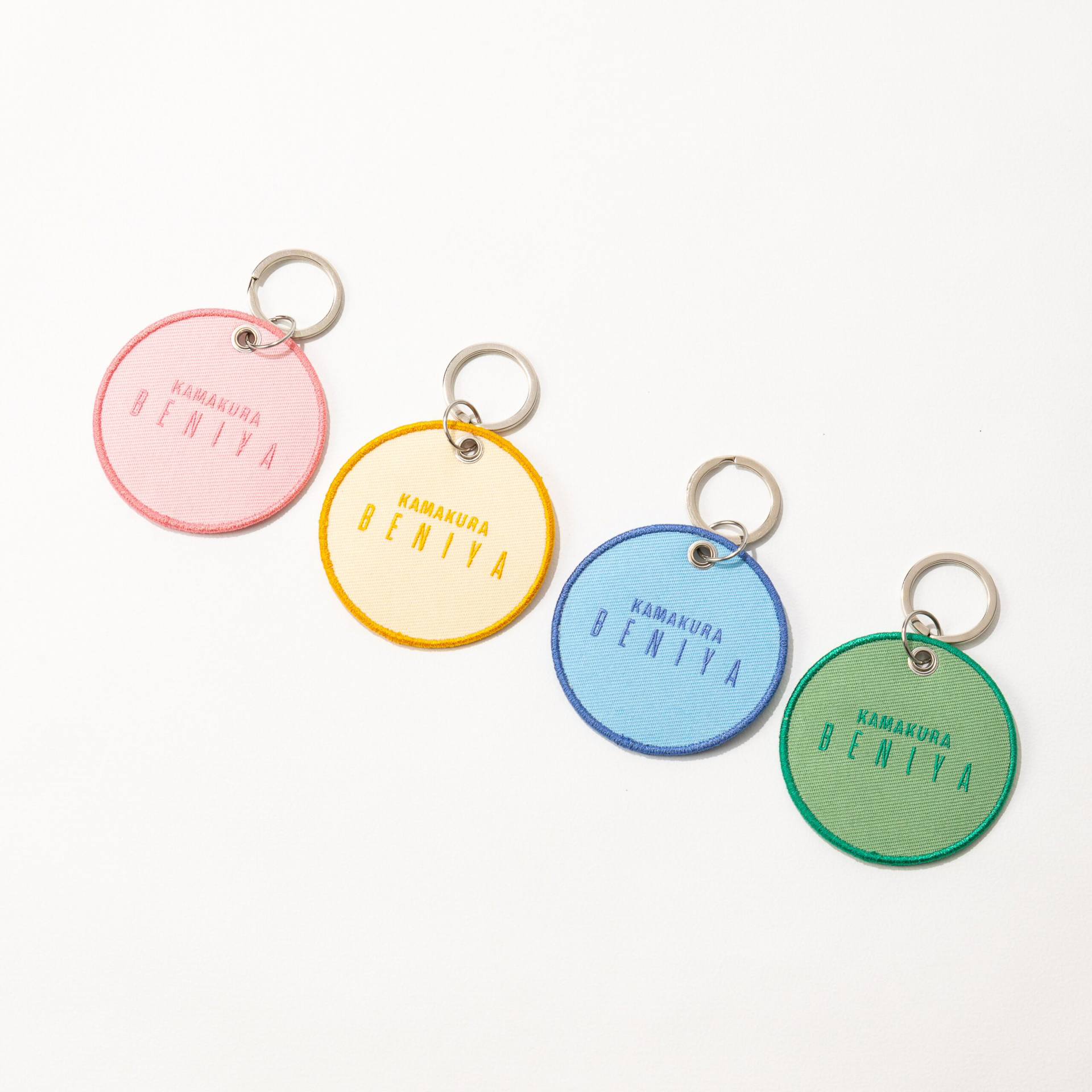 刺繍のリスくんキーホルダー