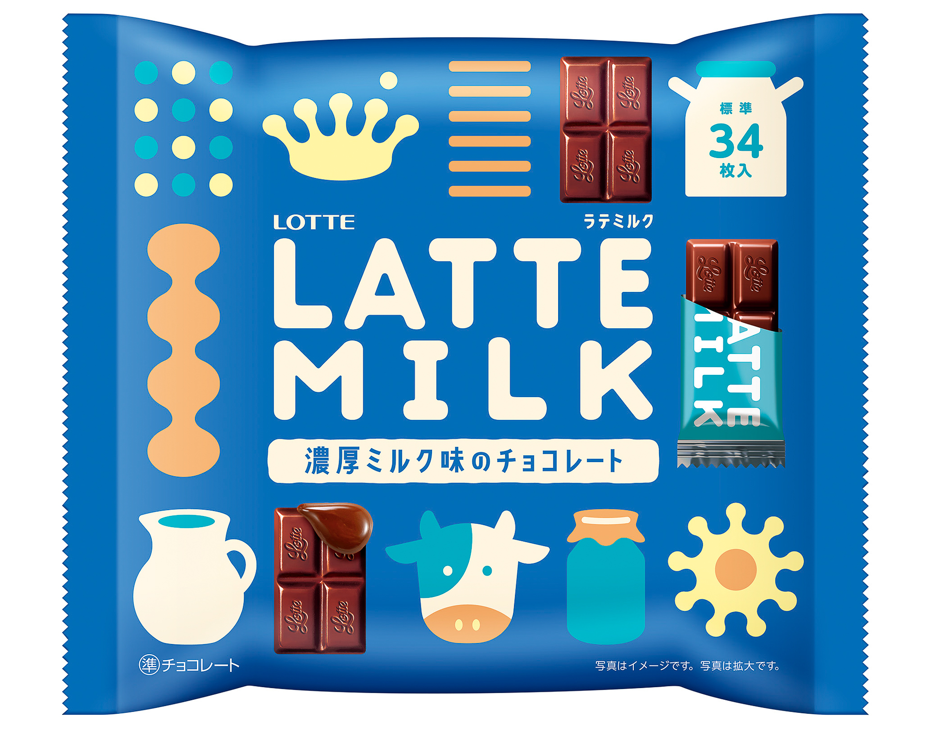 ロッテ「LATTE MILK」