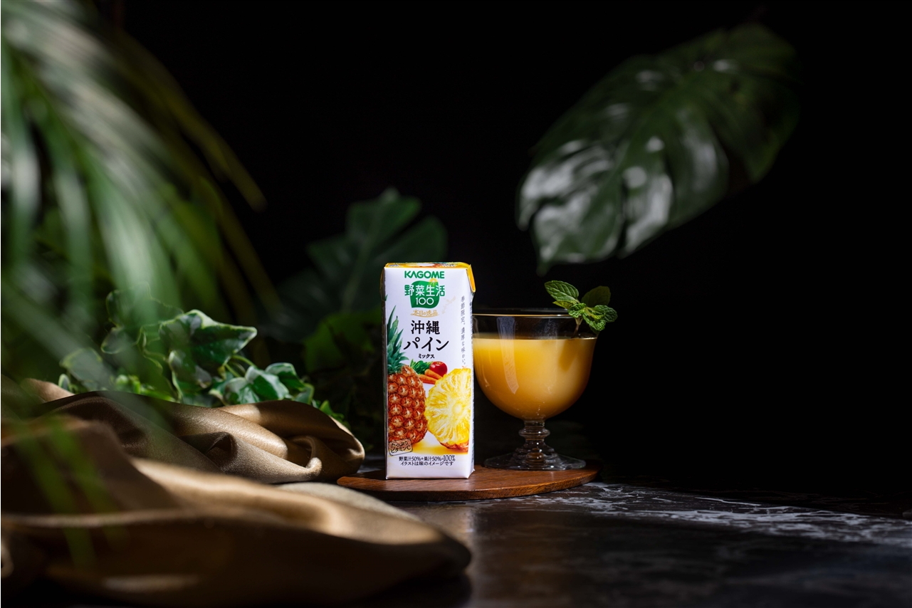 甘味と酸味のバランスが取れた沖縄県産パインの味わい