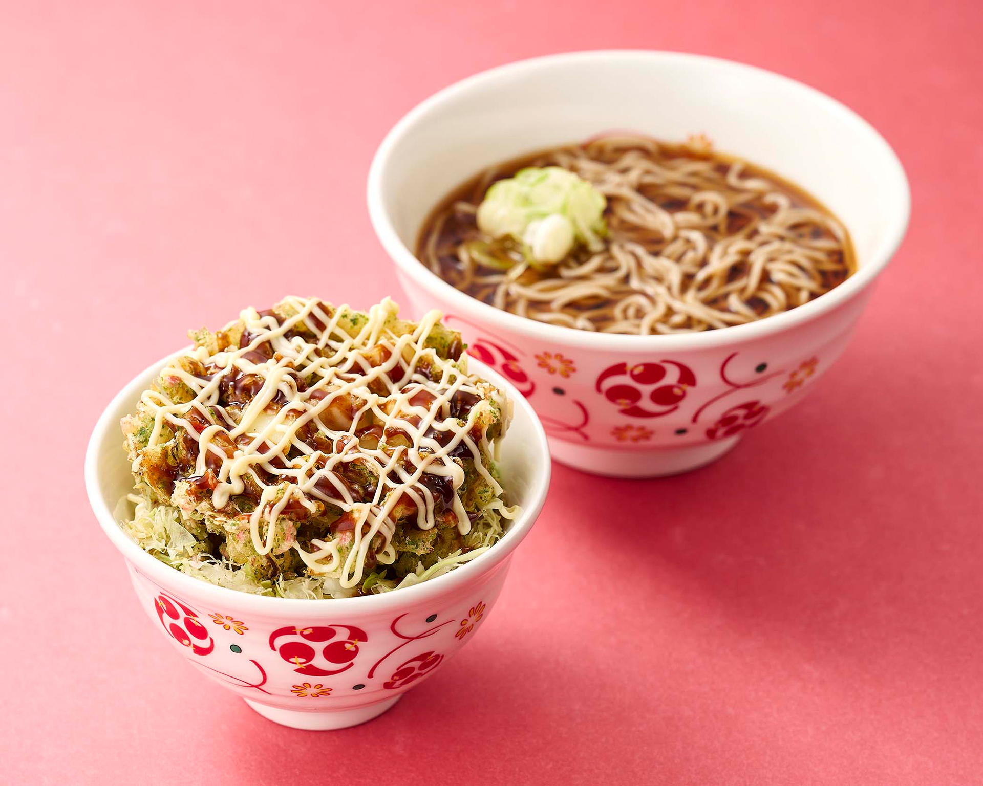 お好み焼き風！ミニかき揚げ丼セット