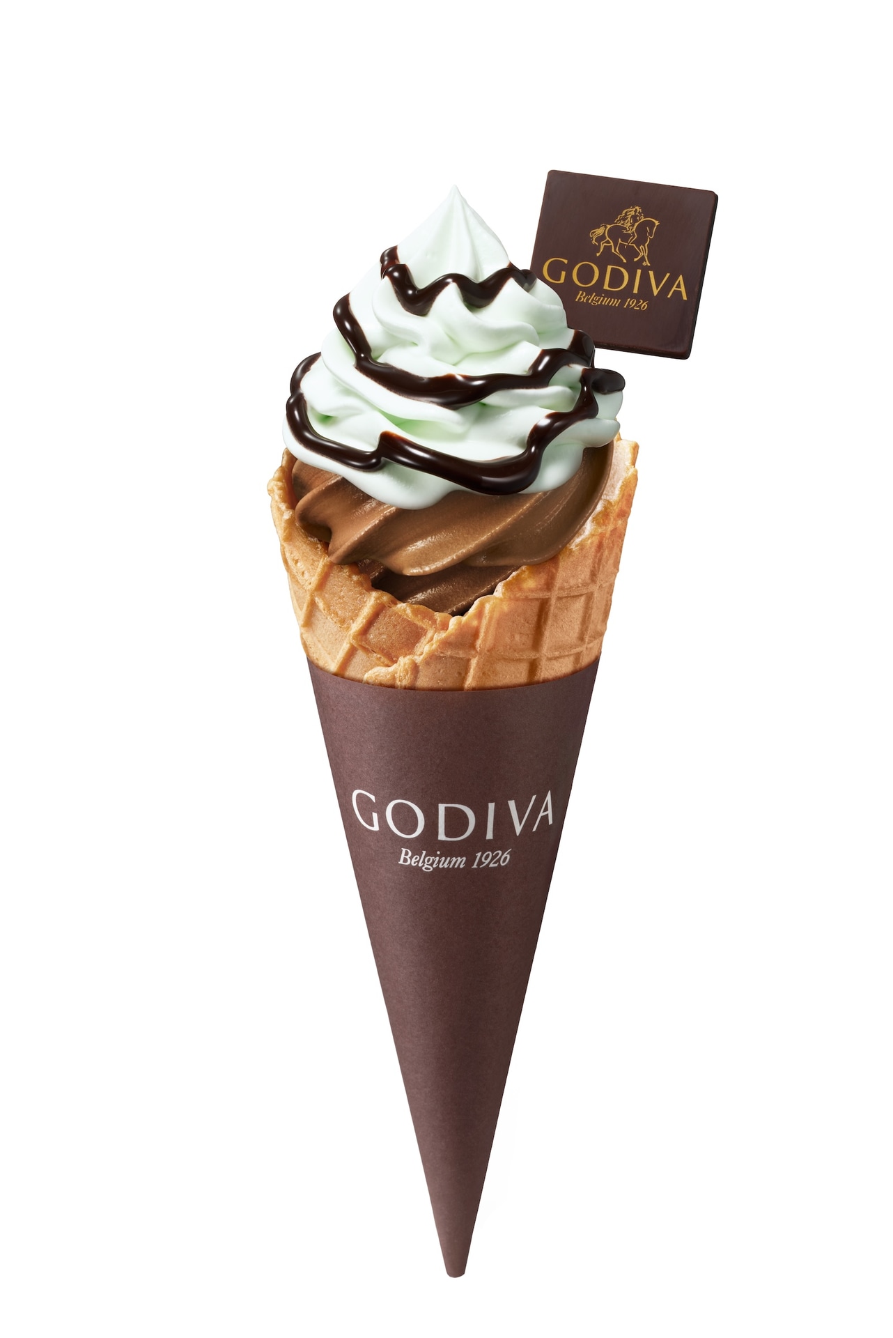 ソフトクリーム チョコレート ミント（コーン）