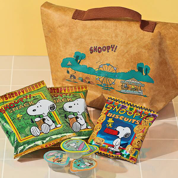 カルディコーヒーファーム「スヌーピー クラフト保冷バッグ」
