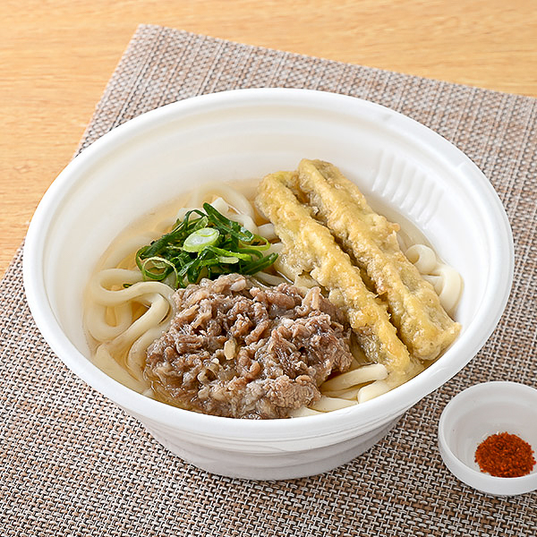 「資さんうどん監修 肉ごぼ天うどん」（598円）