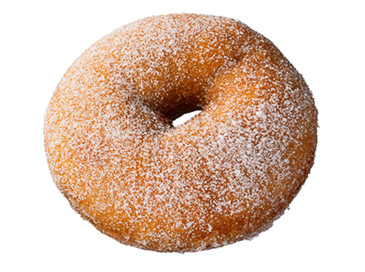 「お店で揚げたメープルドーナツ」（160円）