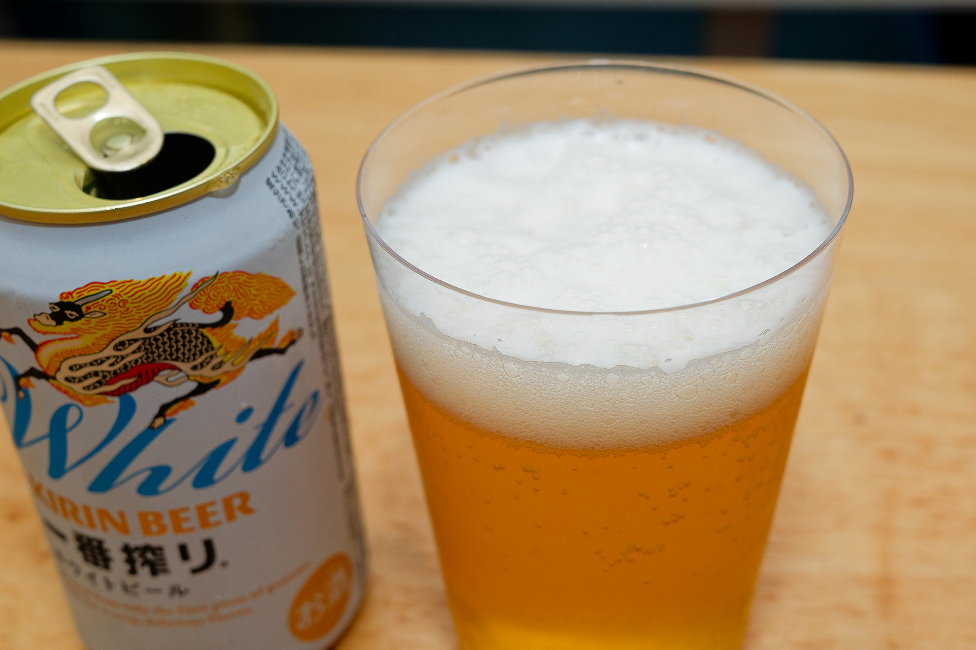 泡もやわらかで、ふんわり、なめらかな口当たり