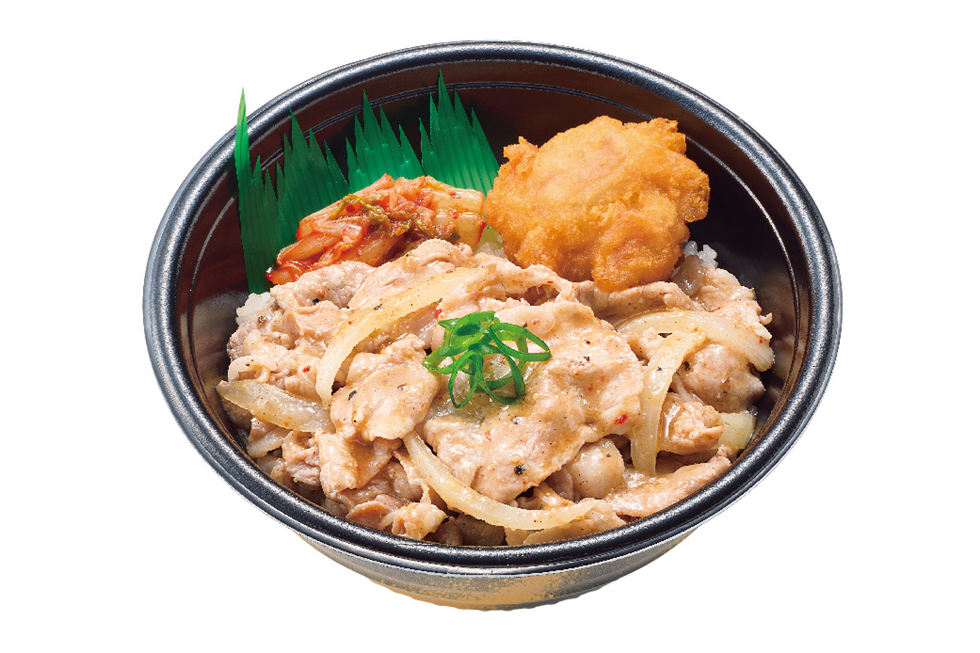 「ねぎ塩豚丼 肉増し」（790円）