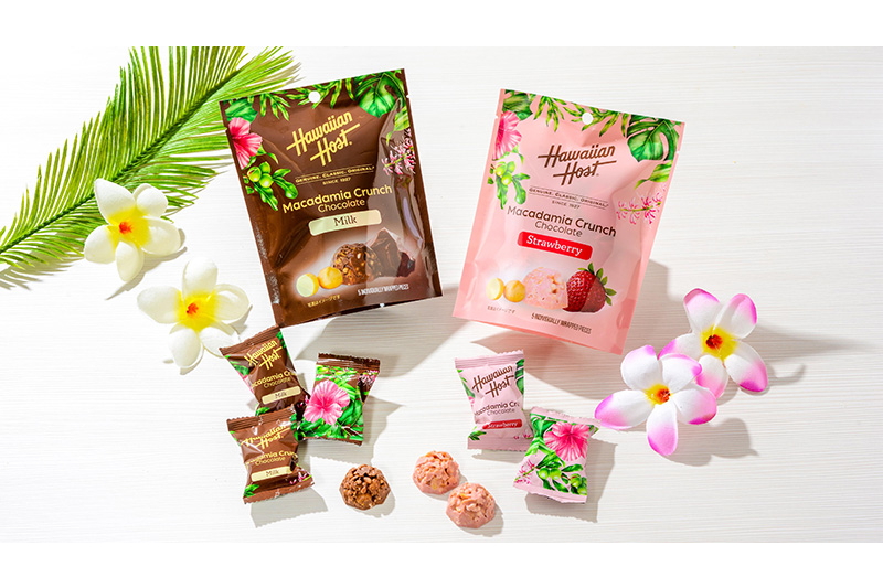 ハワイアンホーストマカダミア ミルククランチ/ストロベリークランチ