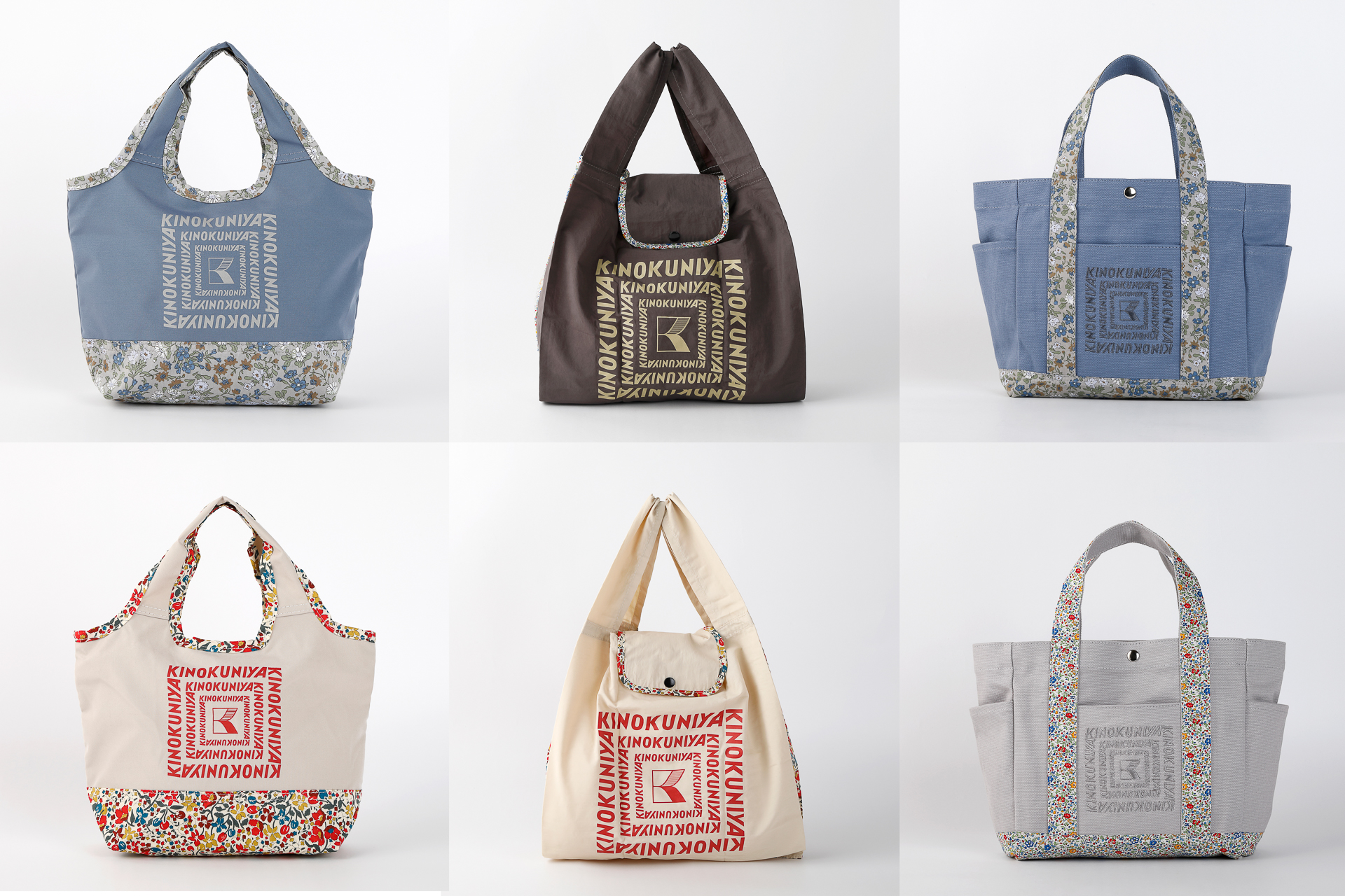 紀ノ国屋「リバティプリント」エコバッグ