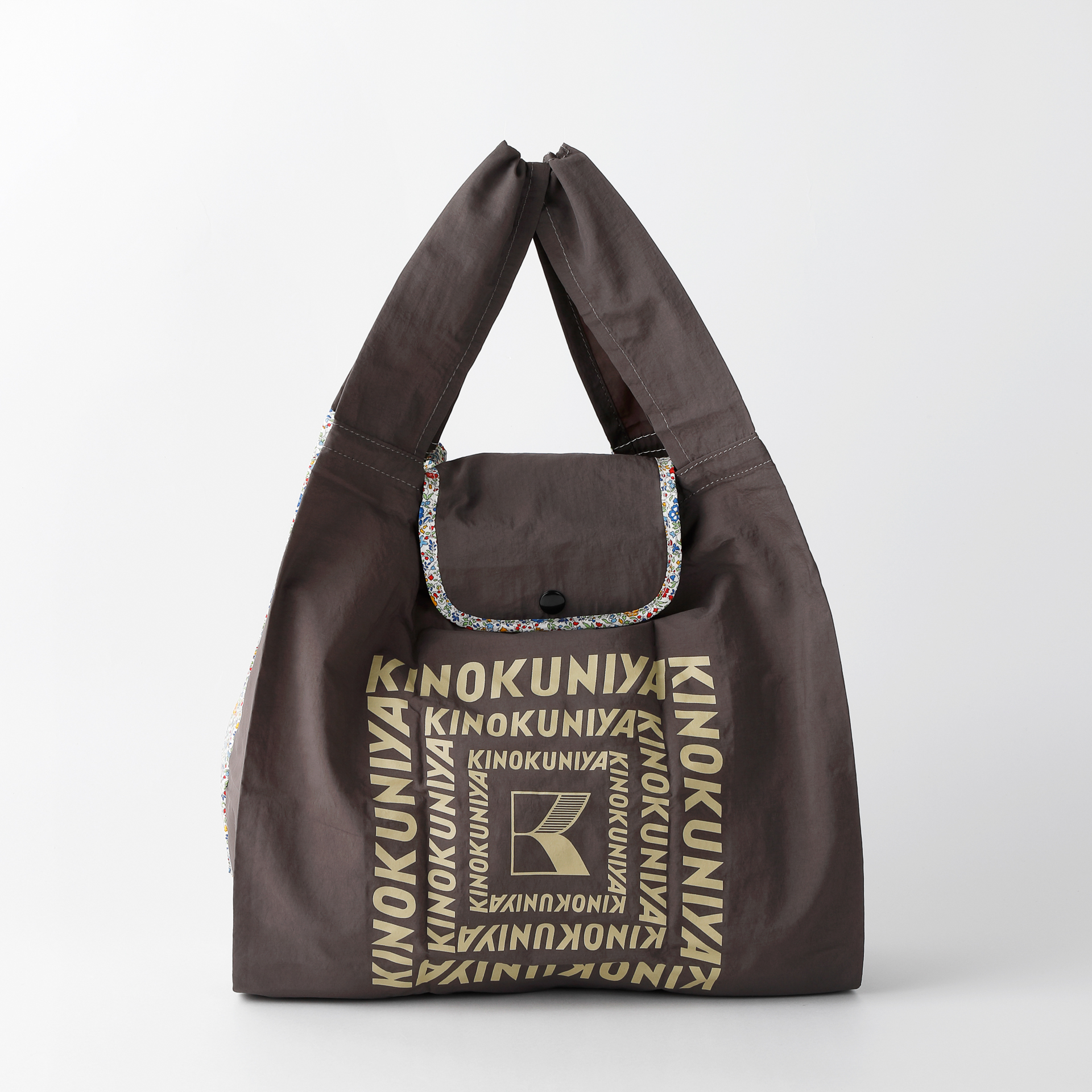 紀ノ国屋 リバティプリント スモールショッパー グレー（ケイティ・アンド・ミリー Katie and  Millie）