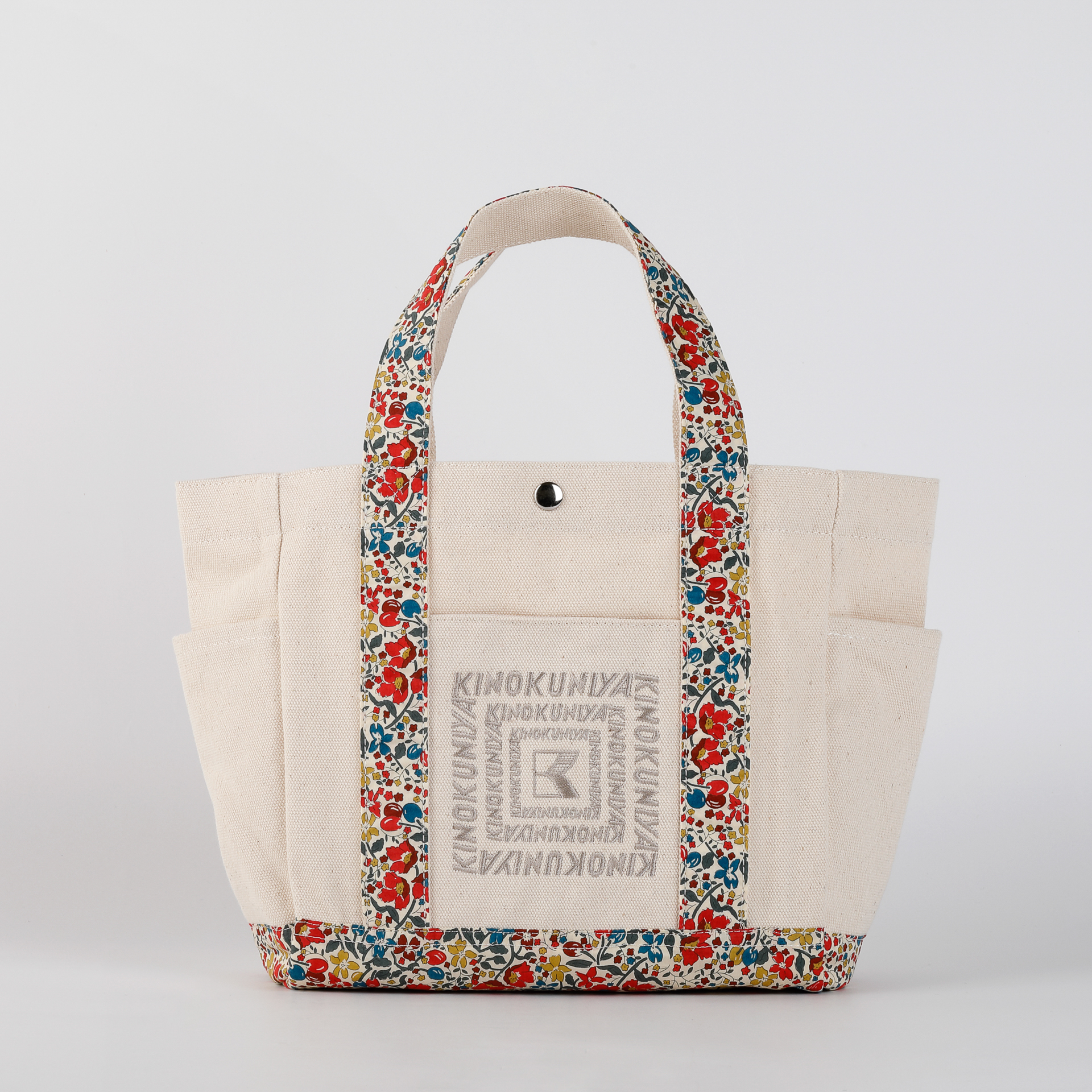 紀ノ国屋 リバティプリント コットントート ナチュラル（カワード Coward）