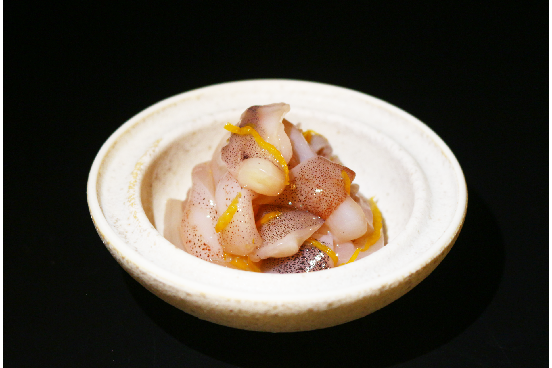 「自家製いかの塩辛柚子づくし」