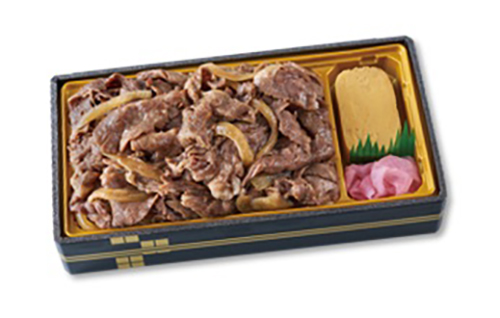 「黒毛和牛の牛めし重」（1706円）