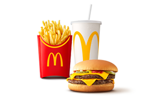 ダブルチーズバーガー（640円）