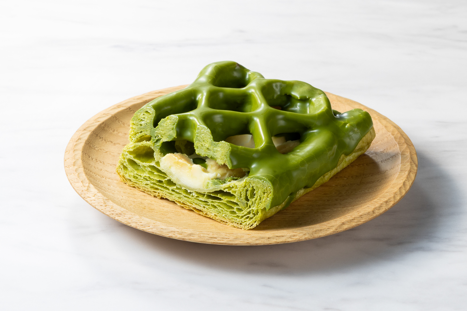 サクサクパイ抹茶ラテ